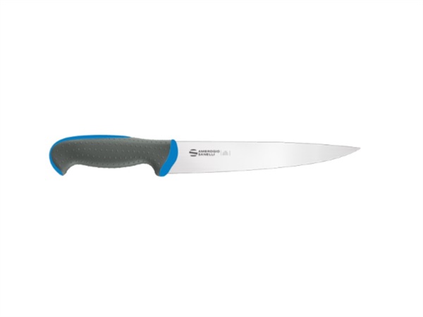 AMBROGIO SANELLI Tecna colore - coltello filettare flessibile, blu, 25 cm