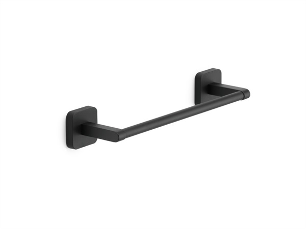 GEDY SPA Tonga, portasalviette 30 cm nero matt