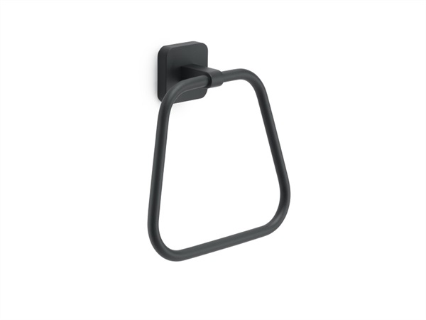 GEDY SPA Tonga, portasalviette ad anello nero matt
