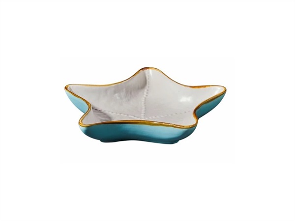 NOVITA' HOME Mediterraneo, ciotola stella marina turchese