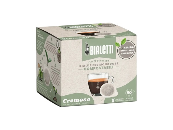 BIALETTI INDUSTRIE Box 50 Cialde Espresso Monodose Cremoso