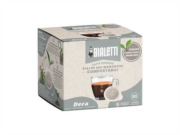 BIALETTI INDUSTRIE Box 50 Cialde Espresso Monodose Decaffeinato