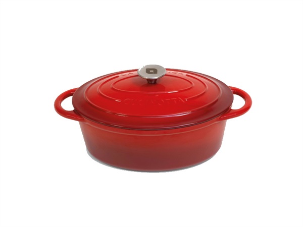 LA NORDICA Cucinotta, cocotte ovale in ghisa Ø 29 cm - rosso