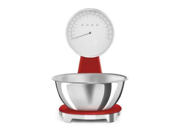 SMEG Bilancia da cucina rossa