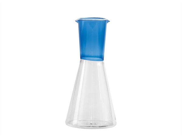 ZAFFERANO S.R.L. Classy, caraffa bluino/trasparente 95 cl