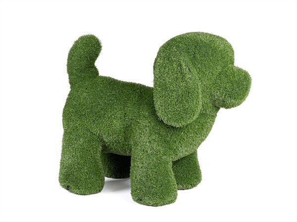 BIZZOTTO DECORAZIONE ERBA SINTETICA CANE 100X88H