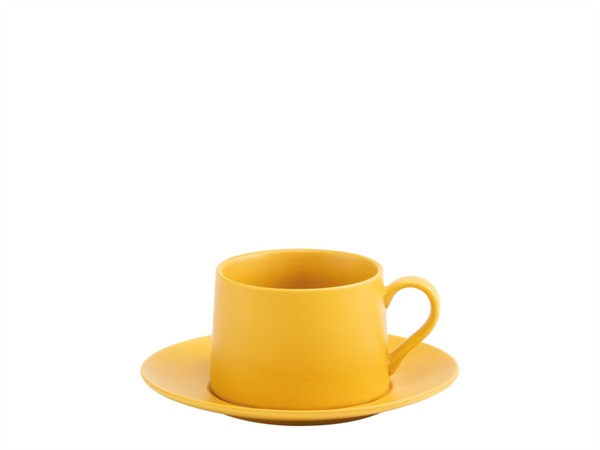 ZAFFERANO S.R.L. Levante, tazza the con piattino ocra 43,5 cl