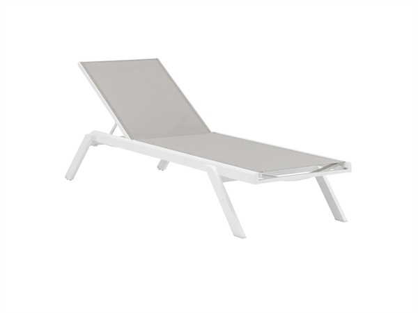 MAGAZZINI COSMA S.P.A. Nottingham, lettino impilabile grigio chiaro