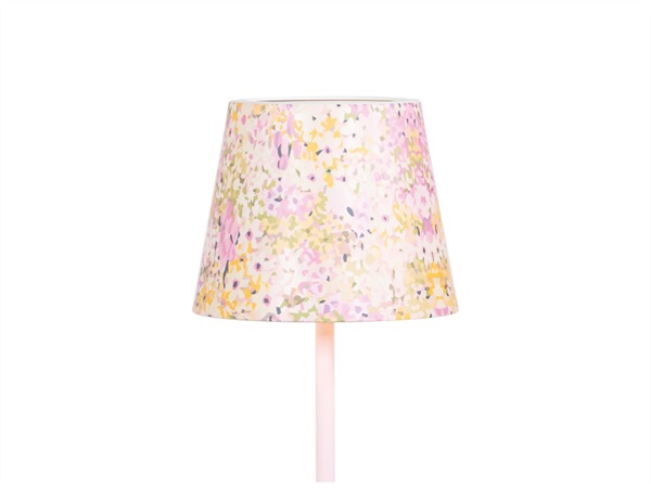 ZAFFERANO S.R.L. Cover in metallo per poldina Ø11,4x8,9 cm - fiori rosa