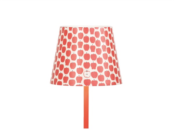 ZAFFERANO S.R.L. Cover in metallo per poldina Ø11,4x8,9 cm - mele rosse