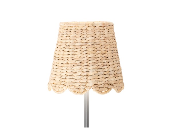 ZAFFERANO S.R.L. Cover in giacinto d'acqua per poldina L Ø19,5x17,5 cm - beige