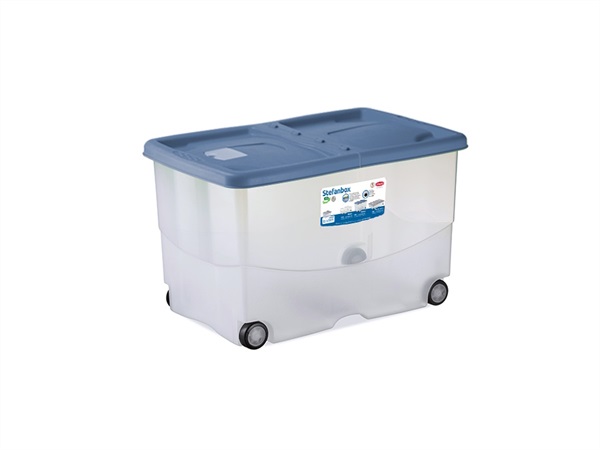 STEFANPLAST S.P.A. Stefanbox Vasco, Contenitore multiuso Palace blue - 57 Lt