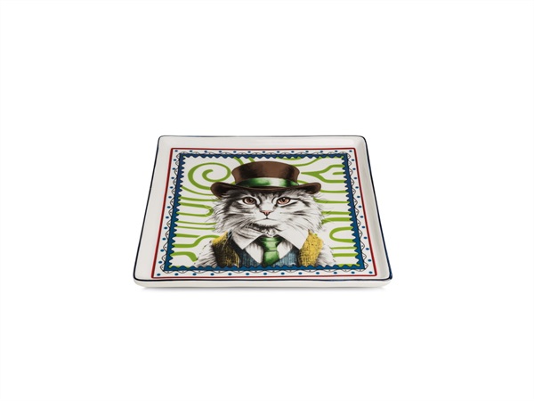 EGAN Human essence, vassoio gatto "Independence", 19x19 cm