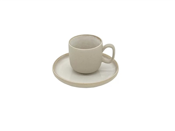 ROSE & TULIPANI Arpeggio, Avorio Tazza Caffè Con Piatto 90 ml