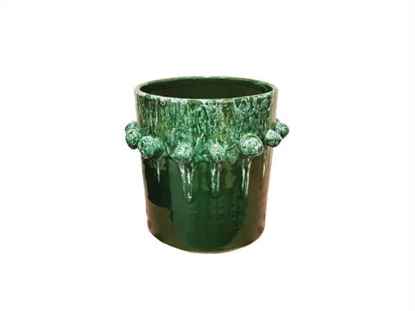 RITUALI DOMESTICI Reginaldo, cachepot, Ø 20 cm, verde