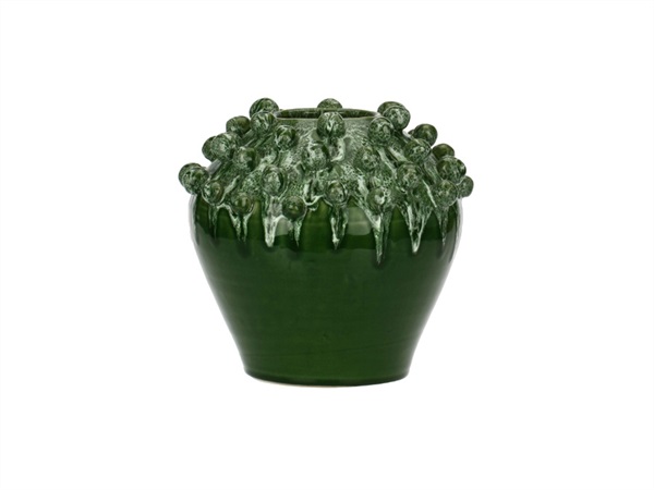 RITUALI DOMESTICI Reginaldo, vaso decorativo, Ø28,5 cm, verde