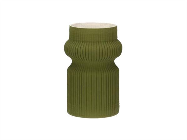 RITUALI DOMESTICI Lino, vaso decorativo Ø21 cm, verde