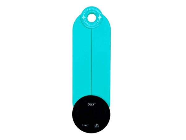 WD LIFESTYLE Bilancia digitale compatta azzurro