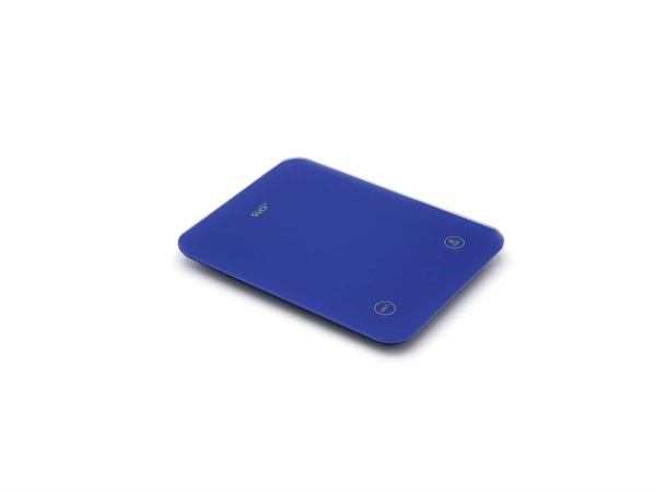 WD LIFESTYLE Bilancia digitale ricaricabile e waterproof blu scuro