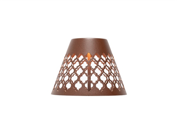 ZAFFERANO S.R.L. Cover damascata per swap Ø12,4x9 cm - corten