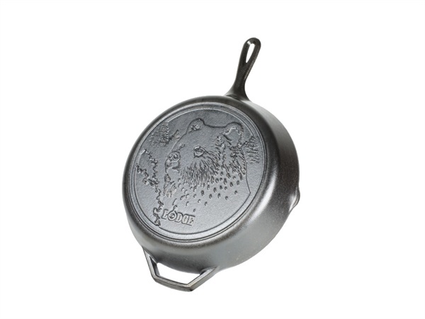 LODGE Padella tonda orso, Ø 11 cm