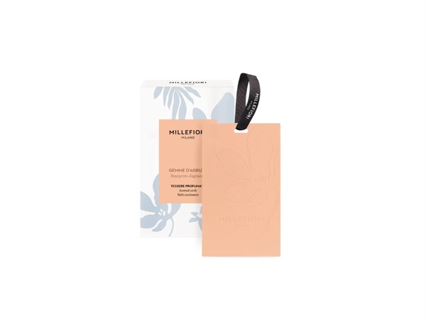 MILLEFIORI Set 3 card profumate - Gemme d'agrumi