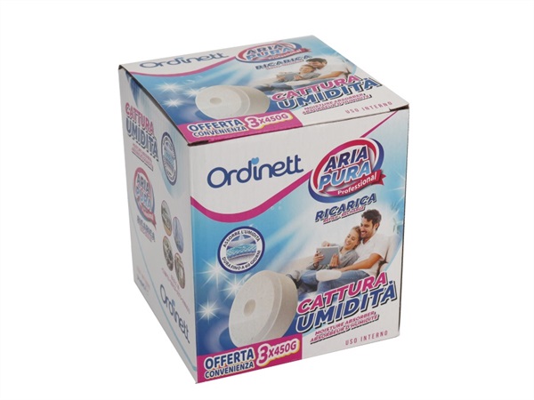 ORDINETT Ricarica pastiglie 450 gr neutro, 3 pezzi