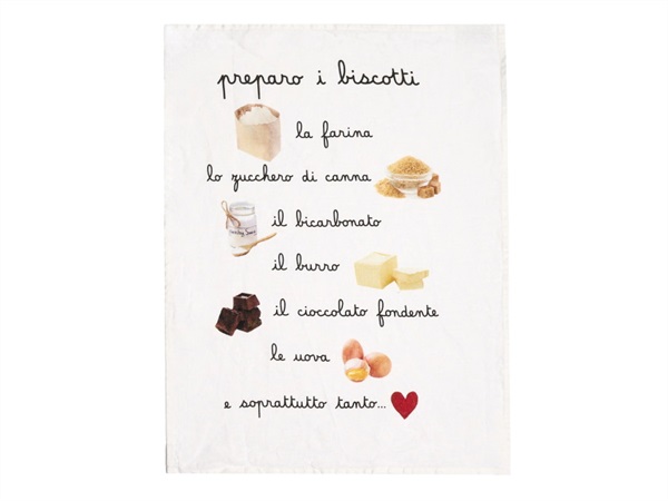 SIMPLE DAY LIVING & LIFESTYLE Canovaccio lino 50x68 cm, bianco biscotti