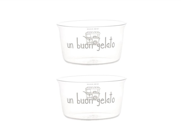SIMPLE DAY LIVING & LIFESTYLE Set 2 Coppette Un buon gelato