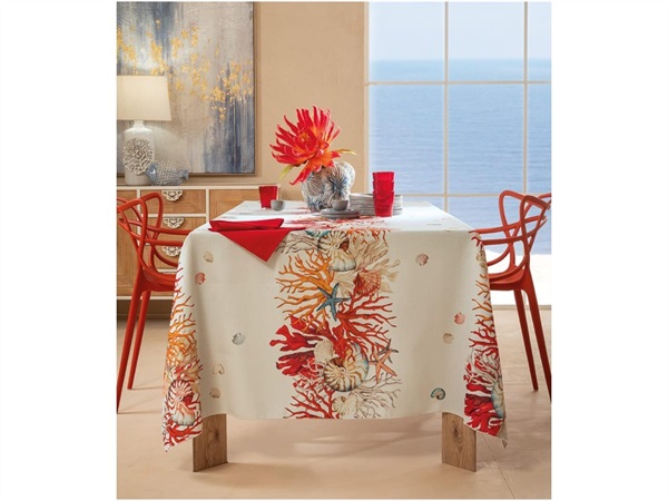 L'OCA NERA Alghero, tovaglia antimacchia 155x155 cm