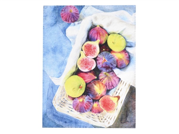 SIMPLE DAY LIVING & LIFESTYLE Canovaccio lino 50x68 cm, fichi