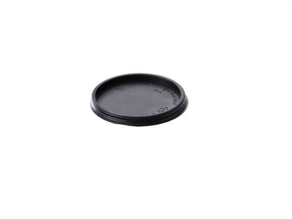 LEONE Tappo nero per bicchiere take away 75 ml, 50 pezzi