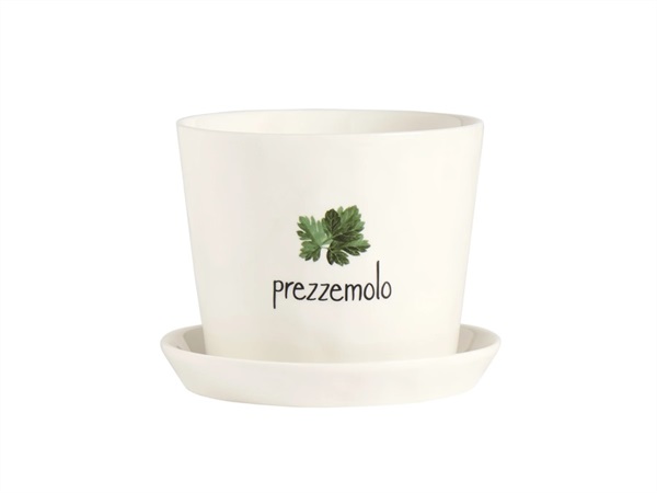 SIMPLE DAY LIVING & LIFESTYLE Vaso Prezzemolo con sottovaso