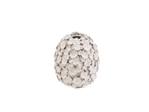 RITUALI DOMESTICI Fiorinfiorello, vaso bianco- Ø20,5x24,5h cm
