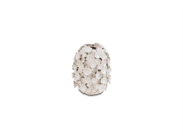RITUALI DOMESTICI Fiorinfiorello, vaso bianco- Ø13x17h cm