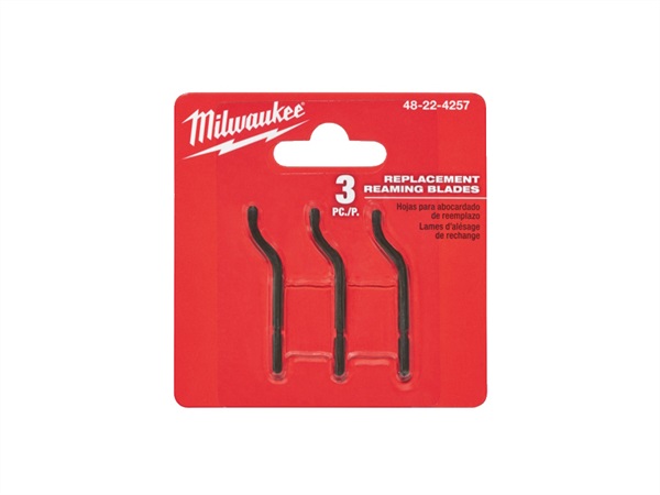 MILWAUKEE Lama per penna smussa sbavature - 3 pezzi