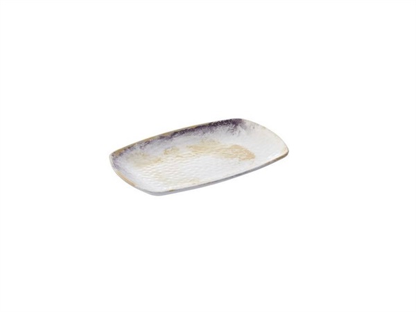 LEONE Galassia, piatto rettangolare in melamina 35,5x19 cm