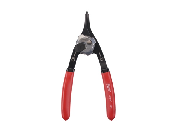 MILWAUKEE Pinza reversibile per anelli elastici - compatta dritta 18°