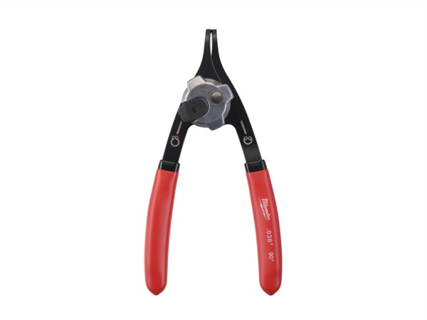MILWAUKEE Pinza reversibile per anelli elastici - compatta inclinata 90°