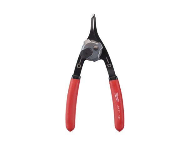 MILWAUKEE Pinza reversibile per anelli elastici - media diritta 18°