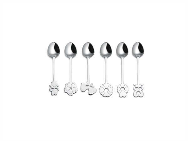 FRATELLI GUZZINI S.P.A. SET 6 CUCCHIAINI 'LOVE'