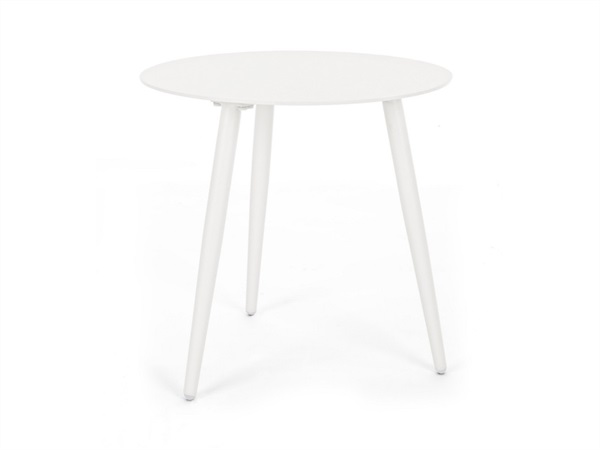 BIZZOTTO Ridley, tavolino Ø50 cm bianco