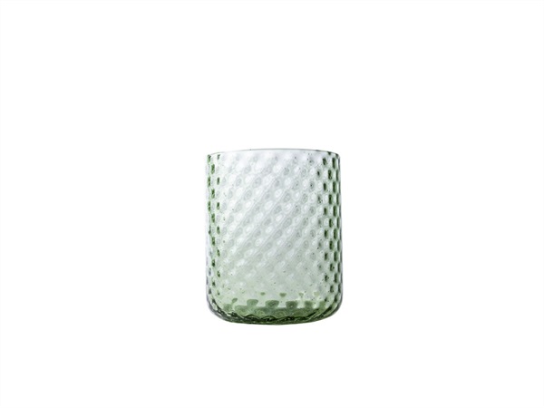 TABLE TOP PORCELLANE SAS Bicchiere vetro soffiato, 350 ml verde inglese