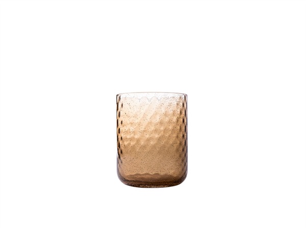 TABLE TOP PORCELLANE SAS Bicchiere vetro soffiato, 350 ml fumè