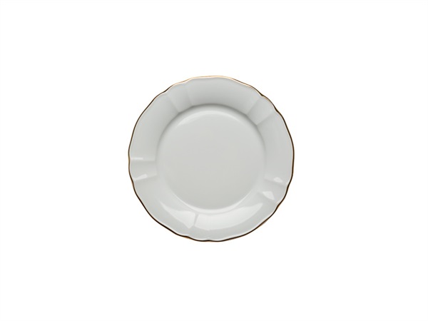 TABLE TOP PORCELLANE SAS Tilde filo oro, piatto frutta 22 cm