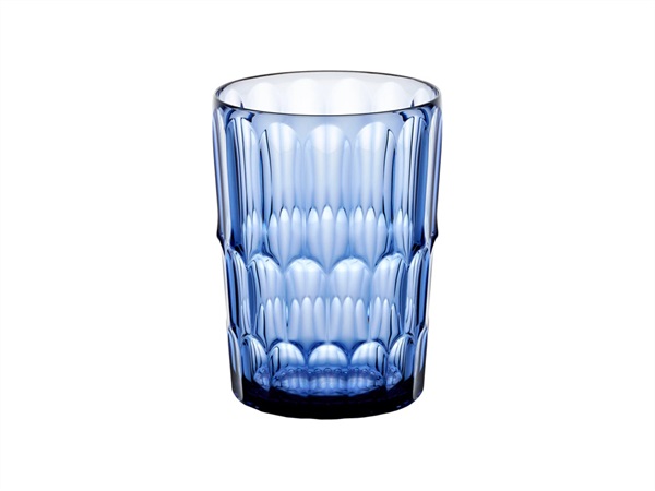 FRATELLI GUZZINI S.P.A. Vanity, bicchiere alto decoro N°2 480 cc - Blu Denim