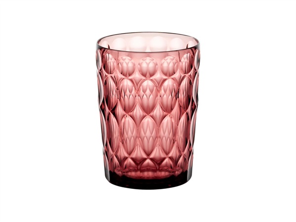 FRATELLI GUZZINI S.P.A. Vanity, bicchiere alto decoro N°1 480 cc - Mauve