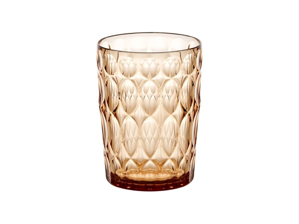 FRATELLI GUZZINI S.P.A. Vanity, bicchiere alto decoro N°1 480 cc - Rosa Cipria