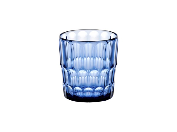 FRATELLI GUZZINI S.P.A. Vanity, bicchiere basso decoro N°2 360 cc - Blu Denim