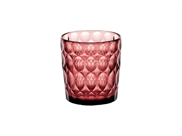 FRATELLI GUZZINI S.P.A. Vanity, bicchiere basso decoro N°1 360 cc - Mauve